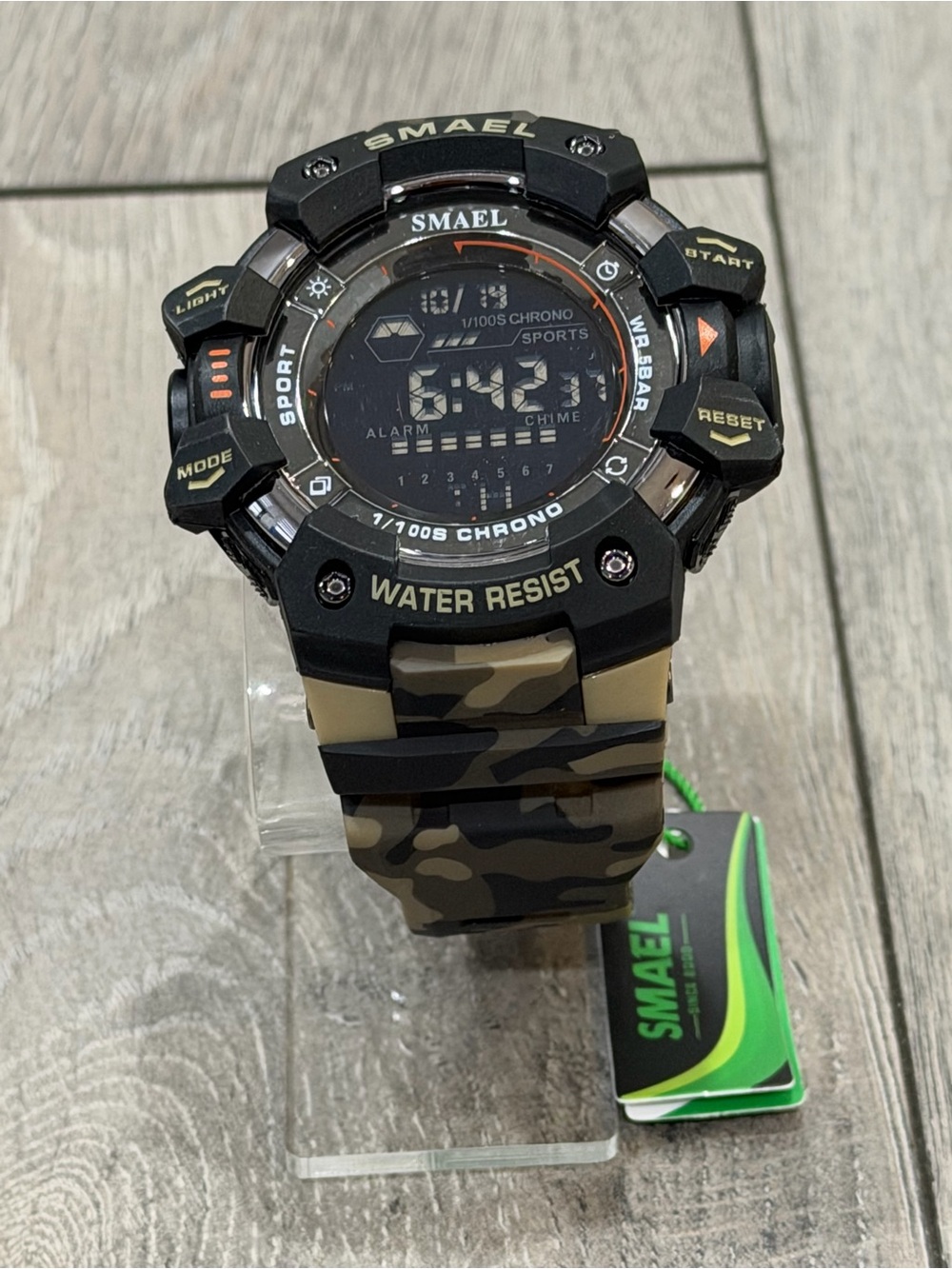 SMAEL 8050 Camouflage Digital Sport Watch New With Tags